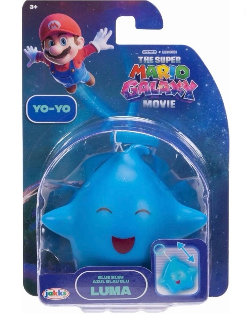 The Super Mario Galaxy Movie Luma Yo-Yo - Blue